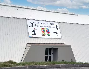 Panneau de signalétique 5m x 2,5m