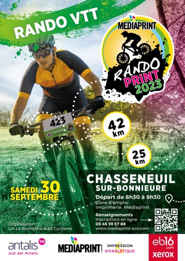 Affiche RANDO PRINT VTT 2023